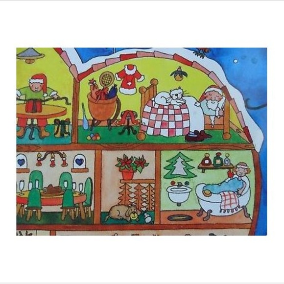 YOKU MOKU 2008 Christmas Tin Heart Shaped House - Picture 3 of 8